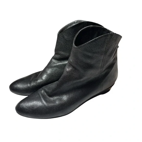 STUART WEITZMAN‎ Womens Black Pebbled Leather Ankle Boots Size 8 Back Zip - Picture 14 of 14